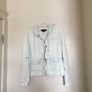 Light denim beach jacket